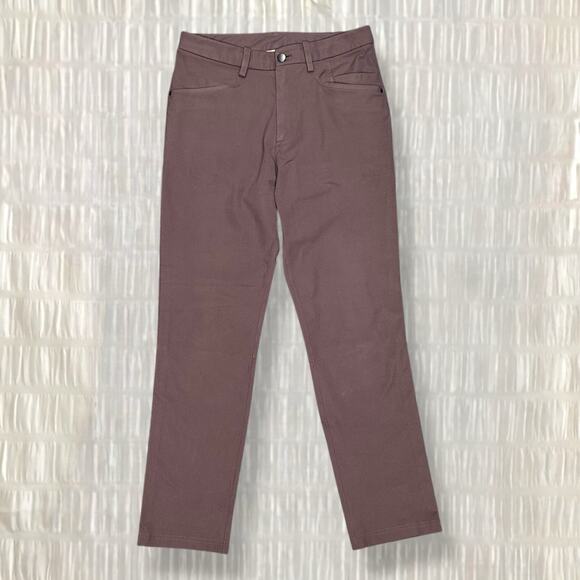 Lululemon ABC Slim Fit Brown Men’s Pants - Size 30 - Picture 1 of 5